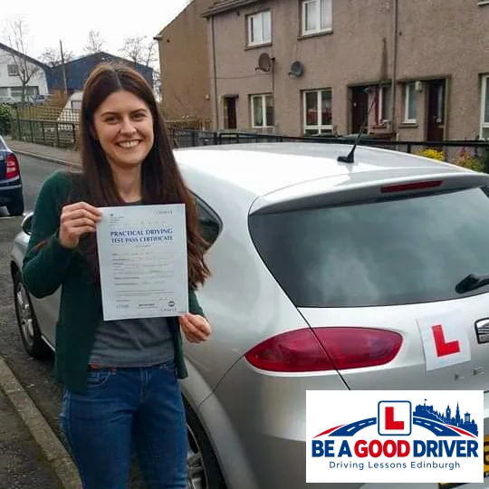 Successful learner with Adrian after passing their driving test